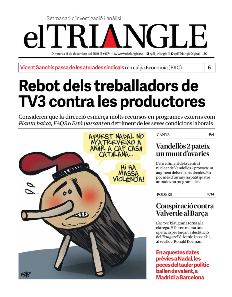 Rebot dels treballadors de TV3 contra les productores