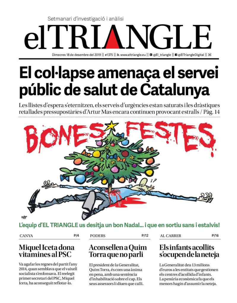 El col·lapse amenaça el servei públic de salut de Catalunya