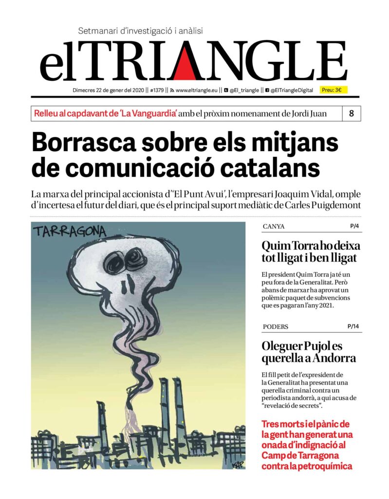 Borrasca sobre els mitjans de comunicació catalans