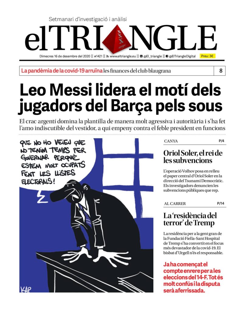 Leo Messi lidera el motí dels jugadors del Barça pels sous