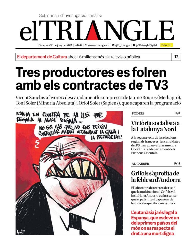 Tres productores es folren amb els contractes de TV3