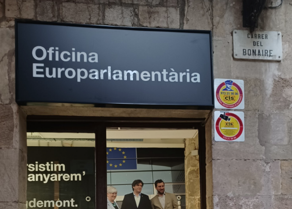 La oficina de los europarlamentarios de Junts