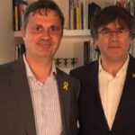 Hèctor López Bofill y Carles Puigdemont