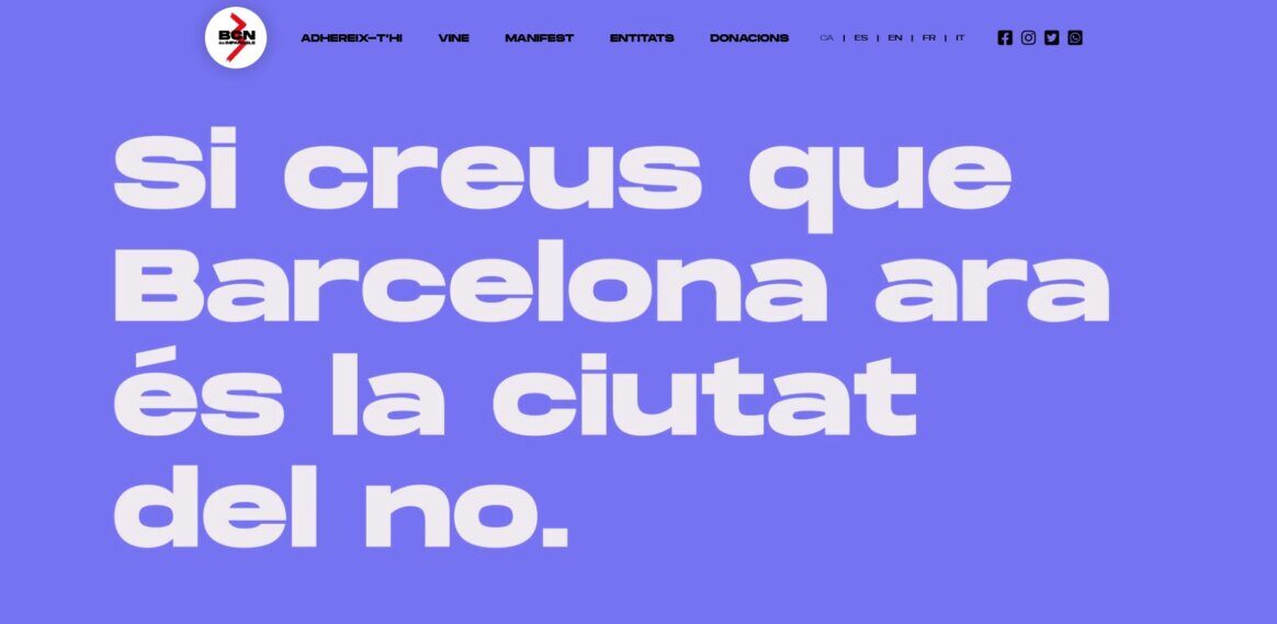 Web de Barcelona és Imparable