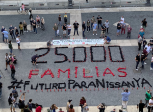 Mobilització dels treballadors de Nissan