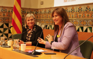 La presidenta del Parlamento catalán, Laura Borràs