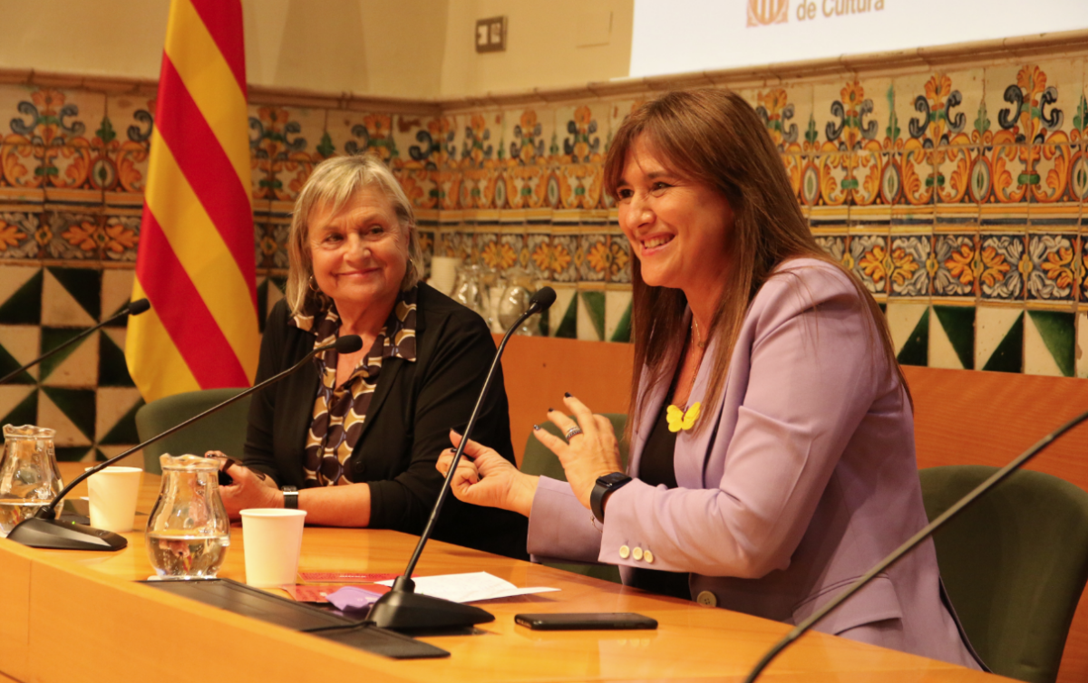 La presidenta del Parlament, Laura Borràs