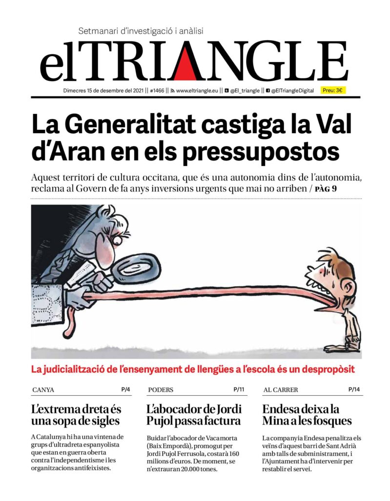 La Generalitat castiga la Val d’Aran en els pressupostos