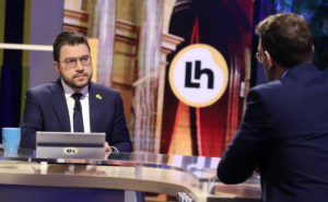 Pere Aragonès, a TVE