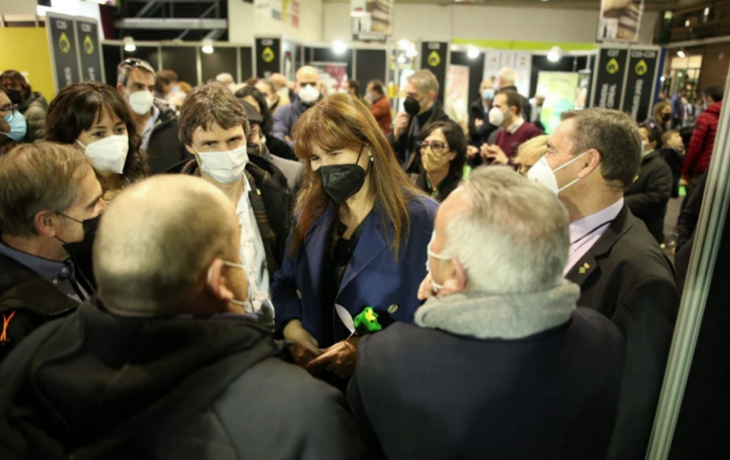 La presidenta del Parlamento de Cataluña, Laura Borràs