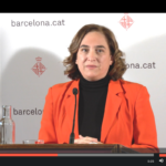 La alcaldesa de Barcelona, Ada Colau