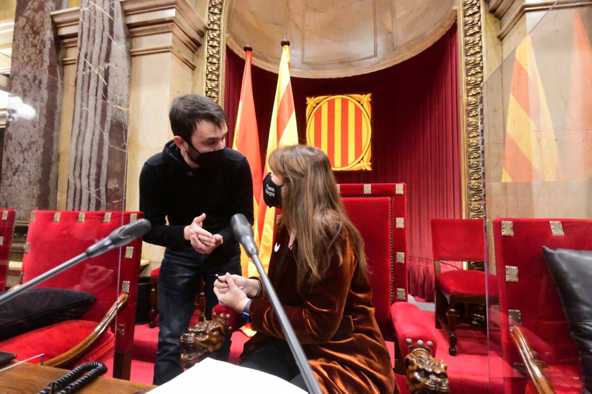 Laura Borràs y Pau Juvillà