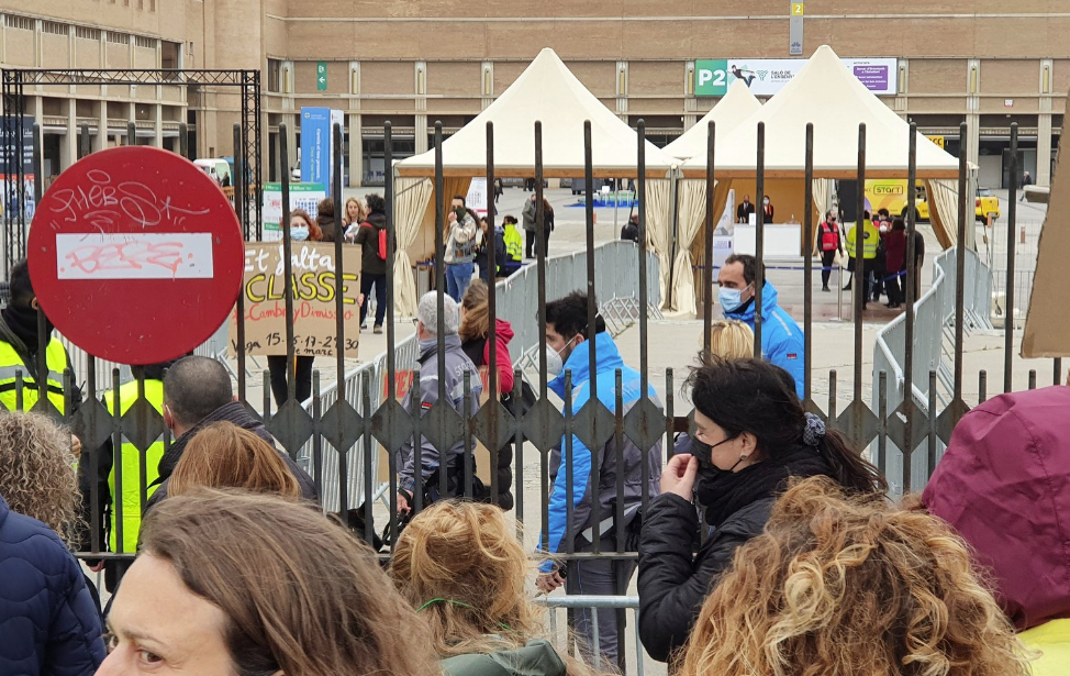 Protesta contra Cambray en la Fira de Barcelona