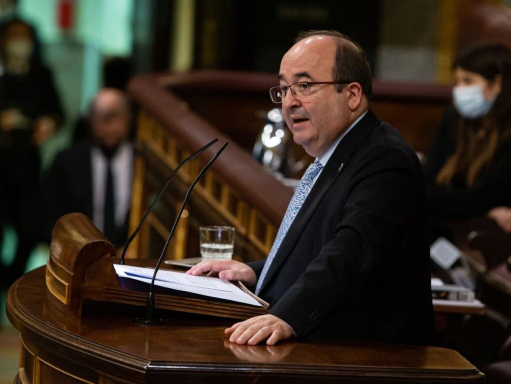 El ministre de Cultura i Esport, Miquel Iceta