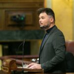 El portavoz de ERC en el Congreso de los Diputados, Gabriel Rufián