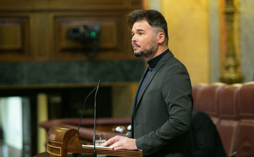 El portaveu d'ERC al Congrés dels Diputats, Gabriel Rufián