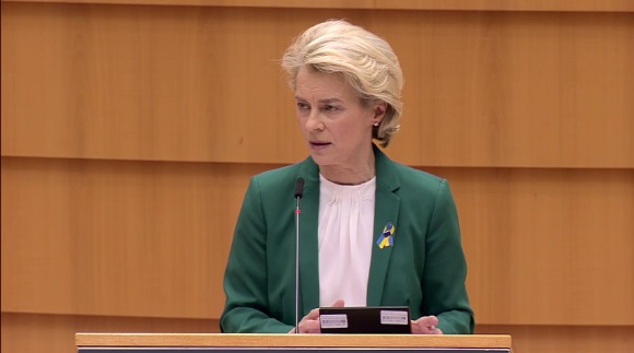 La presidenta de la Comissió, Ursula von der Leyen