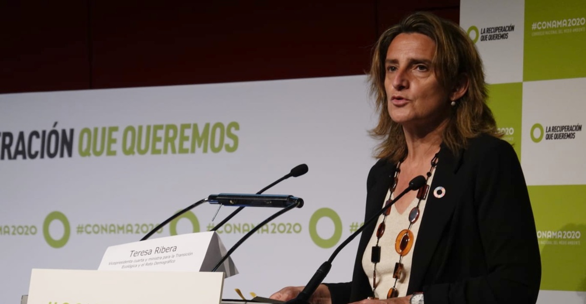Teresa Ribera, vicepresidenta tercera i ministra per a la Transició Ecològica