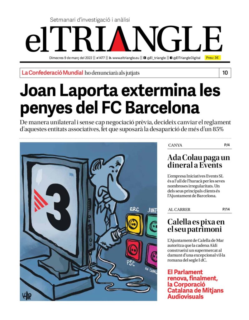 Joan Laporta extermina les penyes del FC Barcelona