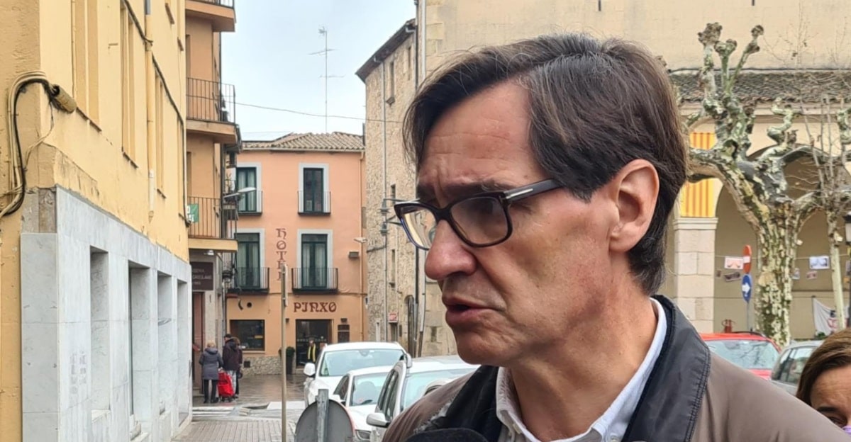 Salvador Illa, president del Grup Parlamentari Socialistes - Units per avançar (PSC)