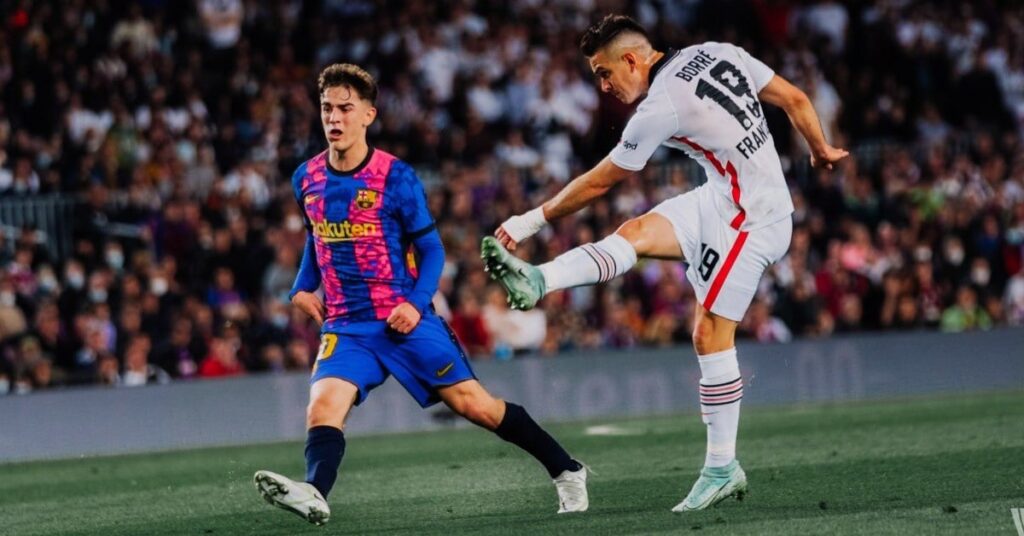 Gavi i Borré al FC Barcelona - Eintracht Frankfurt (2-3) al Camp Nou