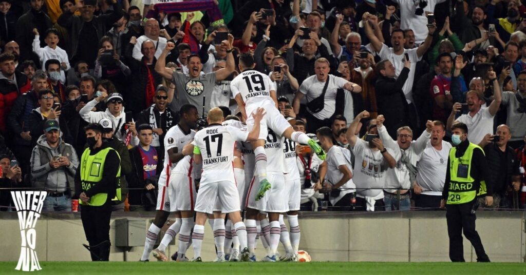 L'Eintracht de Frankfurt al Camp Nou
