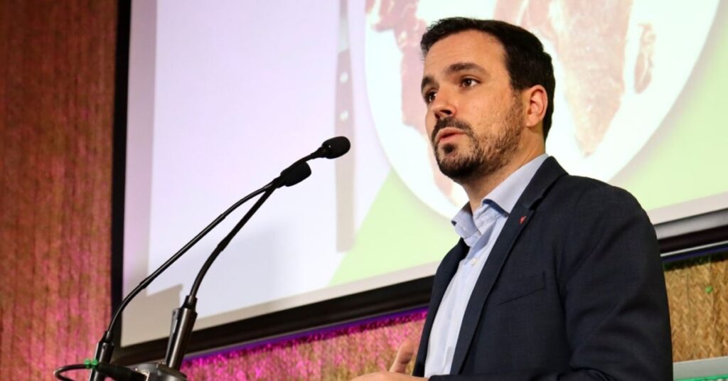 Alberto Garzón, ministre de Consum del Govern de Pedro Sánchez