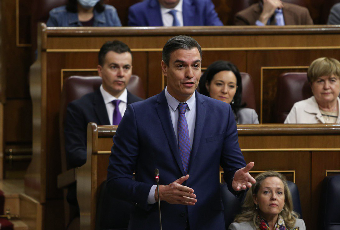 Pedro Sánchez, en el Congreso