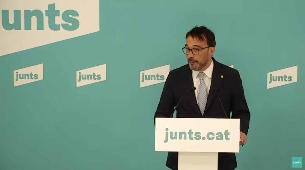 Josep Rius, portaveu de Junts