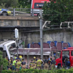 Imagen del accidente ferroviario de Sant Boi