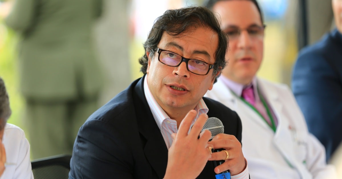 Gustavo Petro, candidat a la presidència de Colombia de la coalició Pacto Histórico