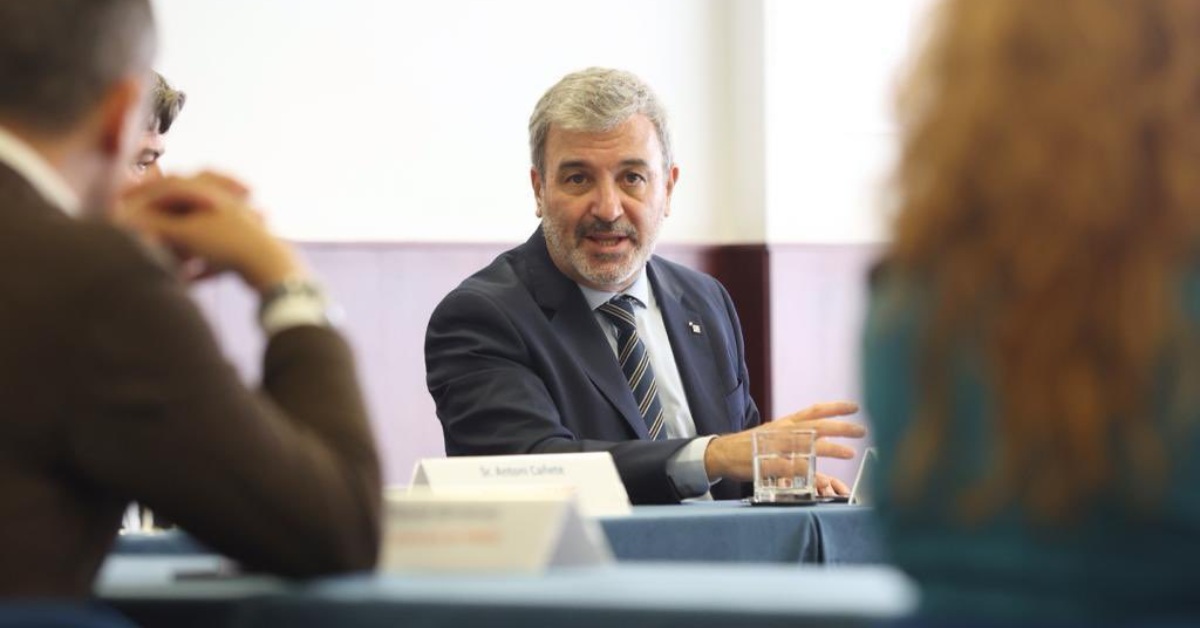 Jaume Collboni, primer teniente de alcalde del Ayuntamiento de Barcelona (PSC)