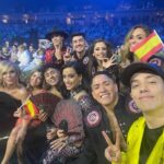 La cantante Chanel, durante el festival de Eurovisión