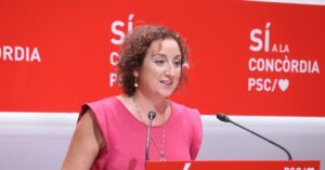 Alícia Romero, portavoz del PSC en el Parlament de Catalunya