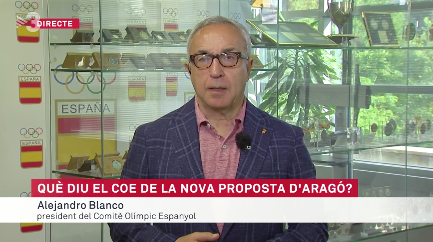 El president del Comitè Olímpic Espanyol (COE), Alejandro Blanco