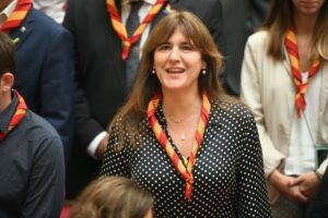 La presidenta del Parlament, Laura Borràs