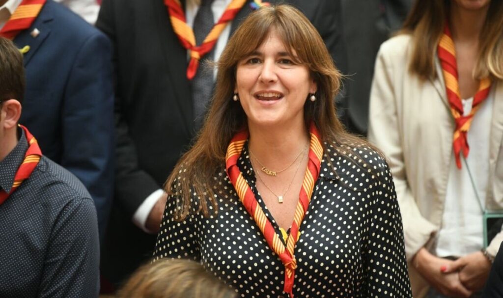 La presidenta suspesa del Parlament, Laura Borràs
