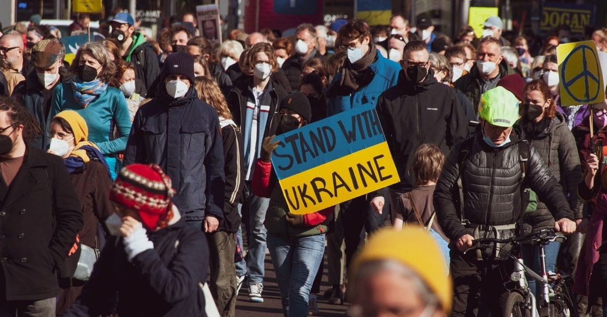 Manifestació contra la Guerra d'Ucraïna (Pixabay)