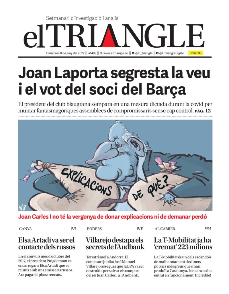 Joan Laporta segresta la veu i el vot del soci del Barça