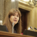 La presidenta del Parlament, Laura Borràs