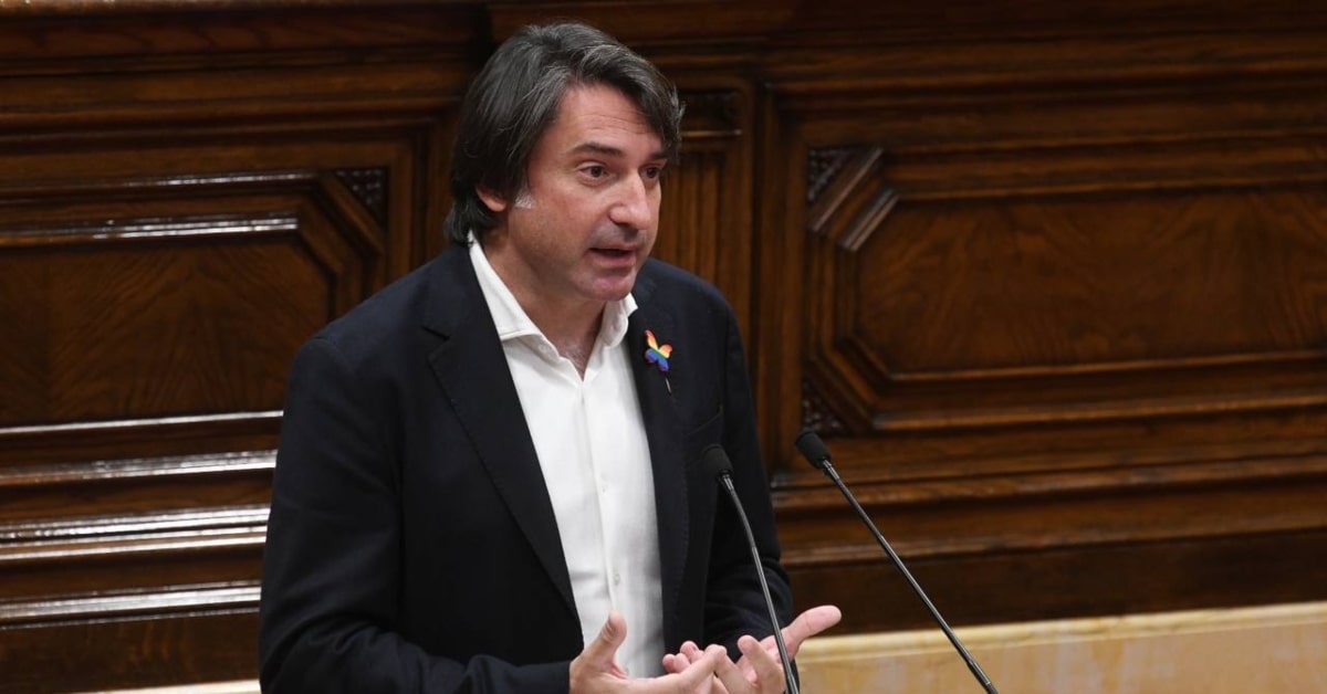 Francesc de Dalmases, en una intervención en el Pleno del Parlament como diputado de Junts per Catalunya