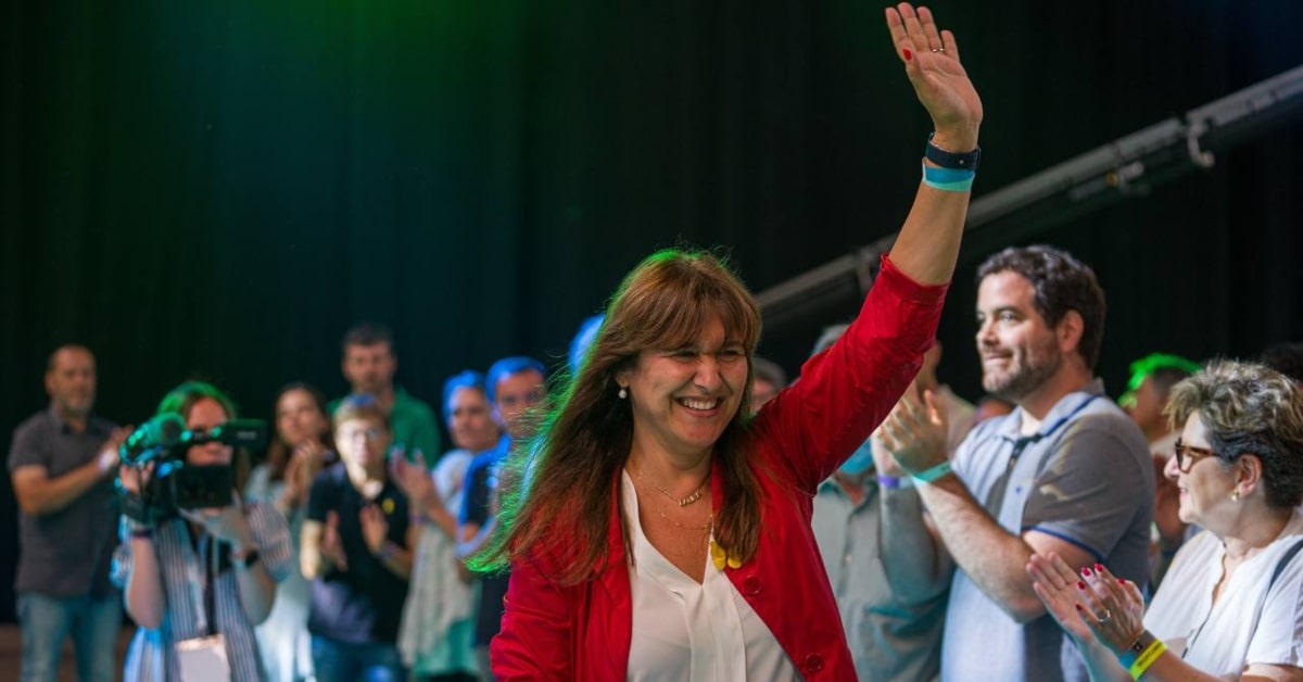 Laura Borràs, presidenta de Junts per Catalunya