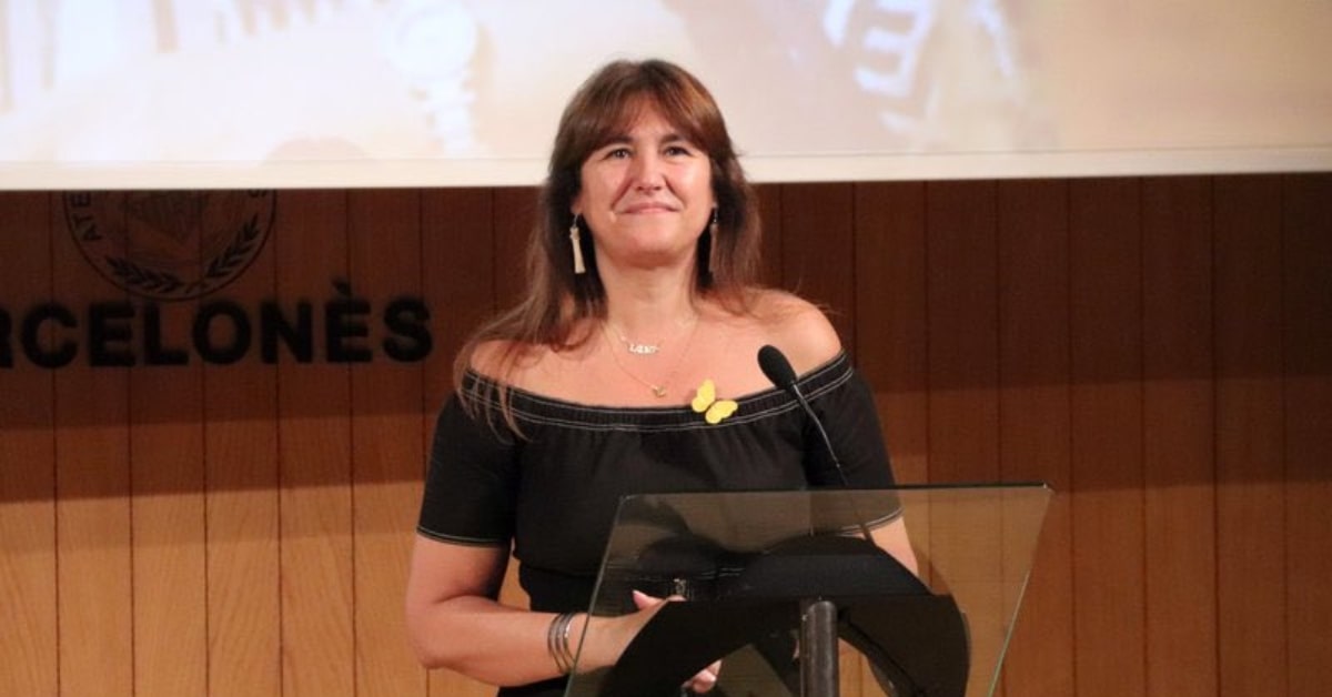 Laura Borràs, presidenta del Parlament (Junts per Catalunya)