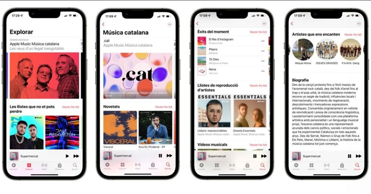 Música Catalana, nova pàgina d'Apple Music