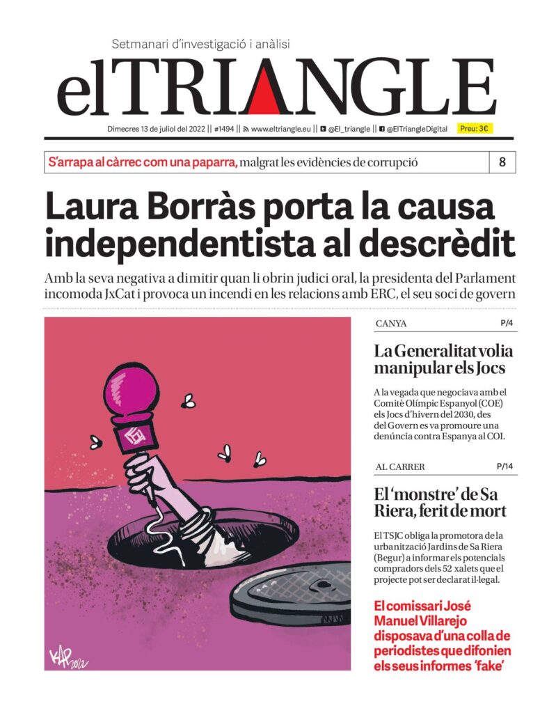 Laura Borràs porta la causa independentista al descrèdit