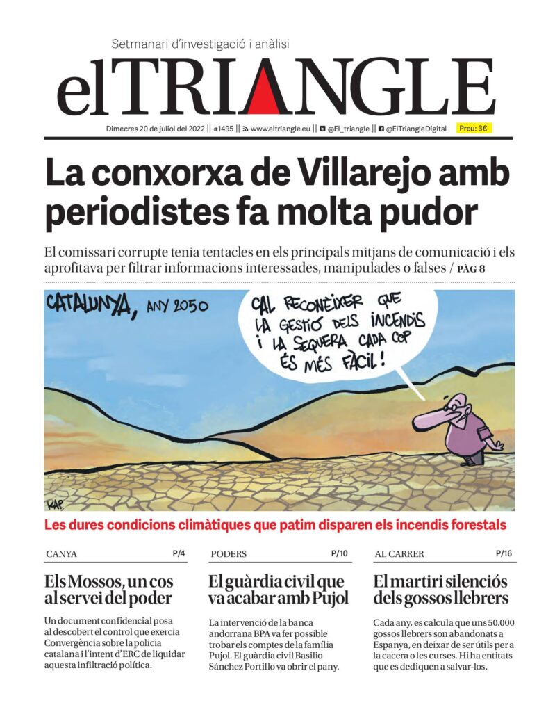 La conxorxa de Villarejo amb periodistes fa molta pudor