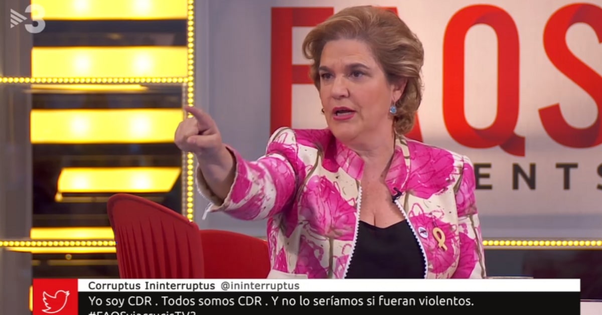 Pilar Rahola en 'Preguntes freqüents', programa de El Terrat (TV3)