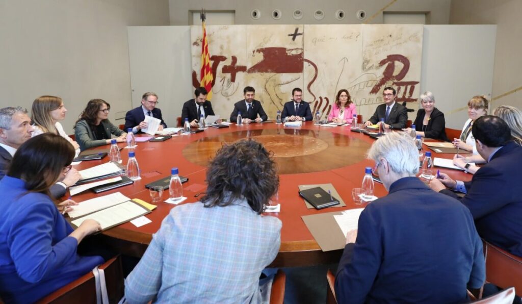 Reunión del gobierno catalán del 12 de julio de 2022