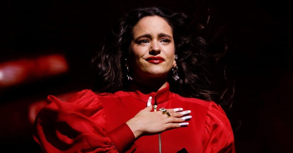 Rosalía a un concert a Barcelona al EMQ Tour