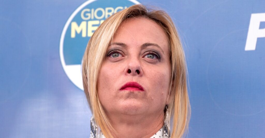 Giorgia Meloni, candidata a la presidencia italiana del partido ultraderechista Hermanos de Italia